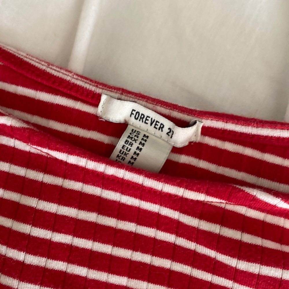forever 21 stripped top great condition